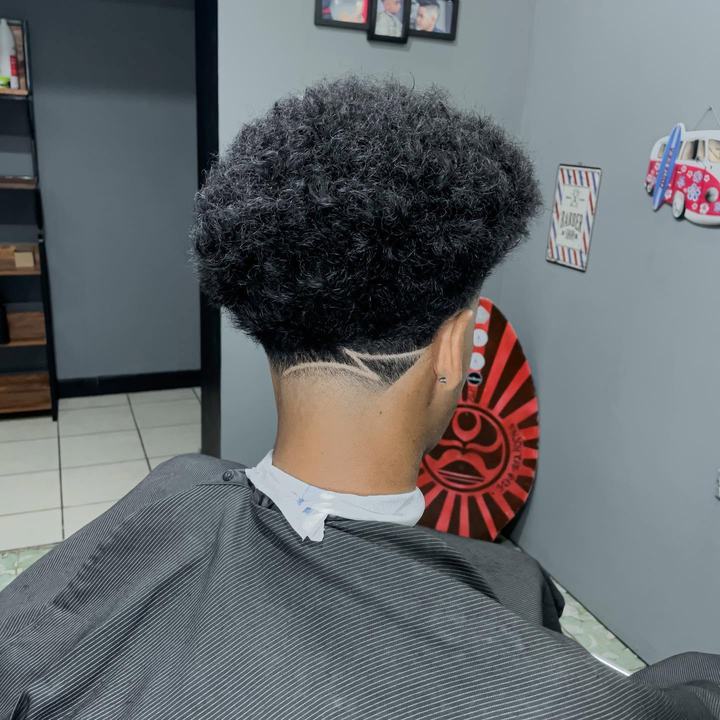 Nuca con diseño en zigzag